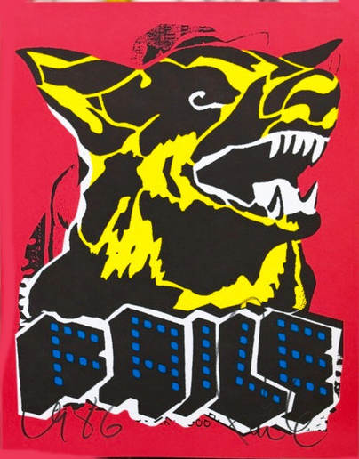 Faile Dog Black Light-2015 Faile Dog Black Light-2015