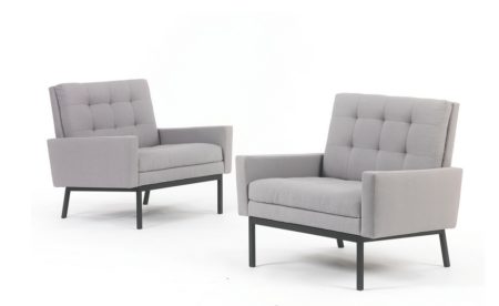 Florence Knoll - Pair Of Lounge Chairs-1954 Florence Knoll - Pair Of Lounge Chairs-1954