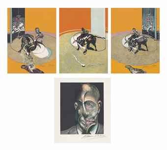 Miroir de la Tauromachie (The Complete Portfolio of Four Lithographs in colors)-1990 Miroir de la Tauromachie (The Complete Portfolio of Four Lithographs in colors)-1990