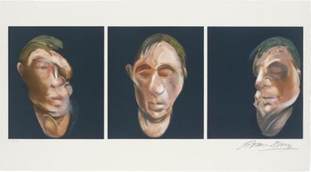 Trois etudes pour un autoportrait (after, Three Studies for a Self-Portrait 1983)-1990 Trois etudes pour un autoportrait (after, Three Studies for a Self-Portrait 1983)-1990