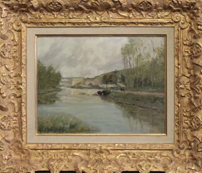 French School of the Twentieth Century - Bord de Seine- French School of the Twentieth Century - Bord de Seine-