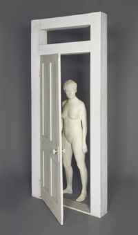 Girl looking throught Doorway-1976 Girl looking throught Doorway-1976