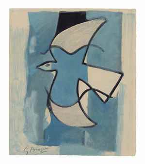 L'oiseau bleu et gris-1962 L'oiseau bleu et gris-1962