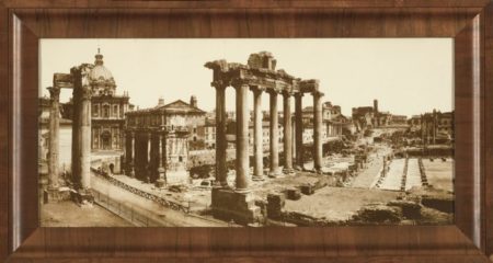 The Forum Temple Ruins Rome-1880 The Forum Temple Ruins Rome-1880