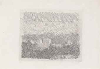 Paesaggio (Pianura di Bologna)-1926 Paesaggio (Pianura di Bologna)-1926