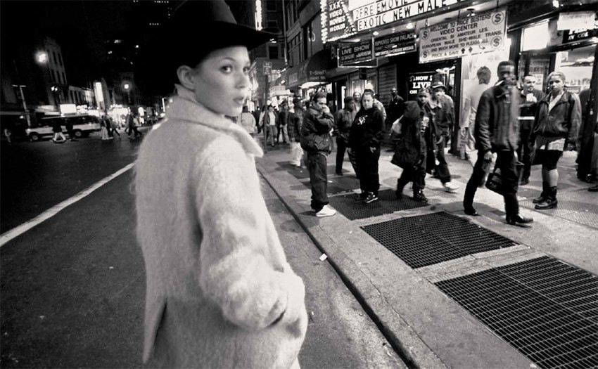 Kate Moss, Harper's Bazaar, 1994, Image via models, film, fashion, 2016