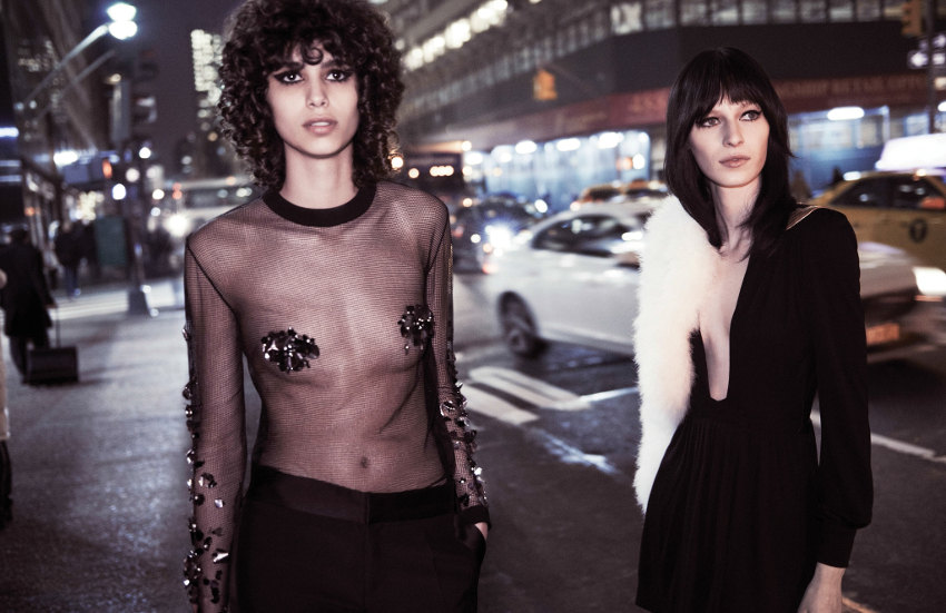 Vogue Paris, March 2015, Mica Arganaraz + Julia Nobis, Image via artpartner, film