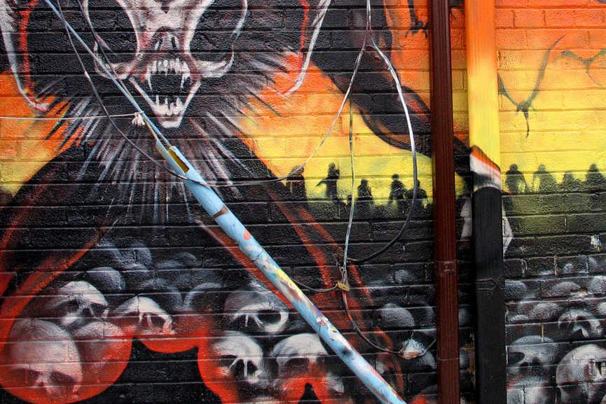 Scary Graffiti Monsters And Freaky Murals To Enrich Your Halloween