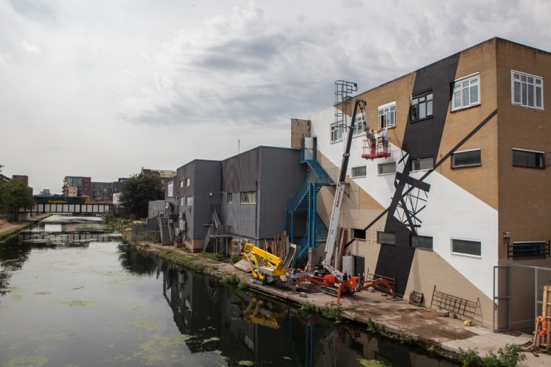 Graphic Surgery - The Canals Project - Hackney Wick, London, 2013 - different view