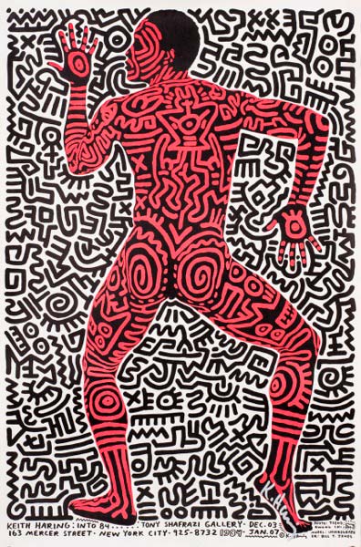 Keith Haring : Into 84 - Tony Shafrazi Gallery-1984 Keith Haring : Into 84 - Tony Shafrazi Gallery-1984
