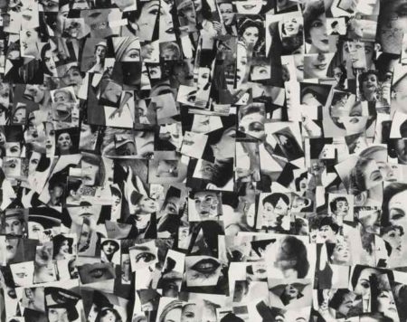 Collage Of WomenS Faces-1956 Collage Of WomenS Faces-1956