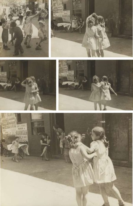 Girls Dancing Above 96Th Street Near 1St Avenue-1940 Girls Dancing Above 96Th Street Near 1St Avenue-1940
