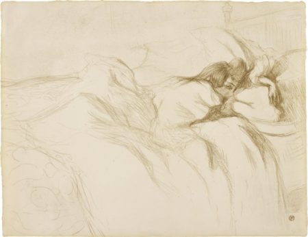 Femme couchee, reveil (Sleeping Woman, Awakening), from Elles-1896 Femme couchee, reveil (Sleeping Woman, Awakening), from Elles-1896