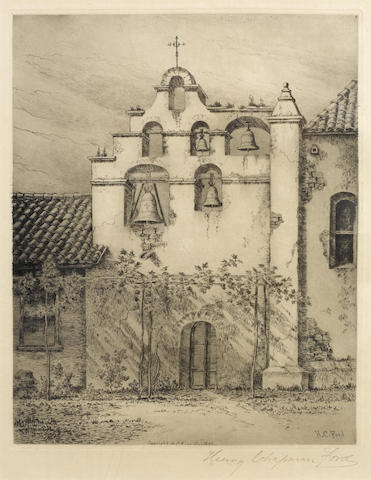 Bell Tower Mission San Gabriel-1891 Bell Tower Mission San Gabriel-1891