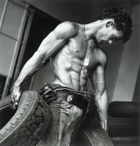 Fred with Tires II, Hollywood-1984 Fred with Tires II, Hollywood-1984