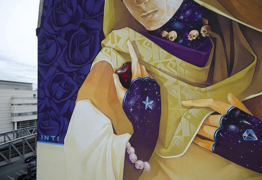 INTI - La Madre Secular II (detail), Paris, France, 2016