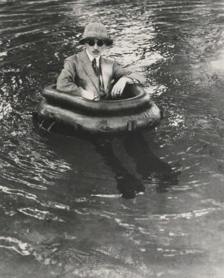 Zissou In His Tire Boat-1911 Zissou In His Tire Boat-1911