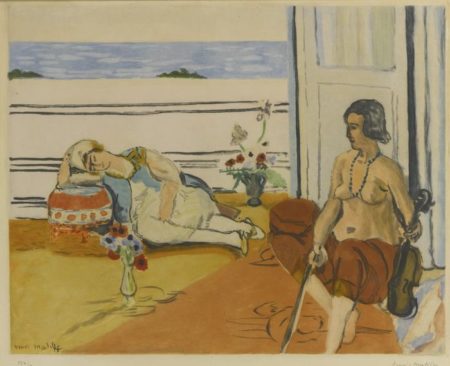 Jacques Villon after Odalisque Sur La Terrasse-1922 Jacques Villon after Odalisque Sur La Terrasse-1922