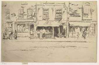 Fish Shop, Chelsea-1886 Fish Shop, Chelsea-1886