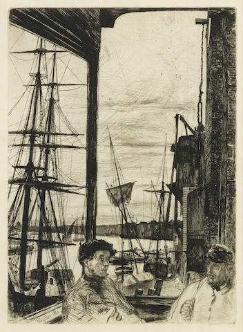 Rotherhithe from Sixteen Etchings-1860 Rotherhithe from Sixteen Etchings-1860