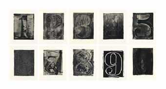 Black Numeral Series-1968 Black Numeral Series-1968