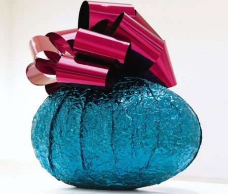 Baroque Egg with Bow (Turquoise, Magenta)-2008 Baroque Egg with Bow (Turquoise, Magenta)-2008