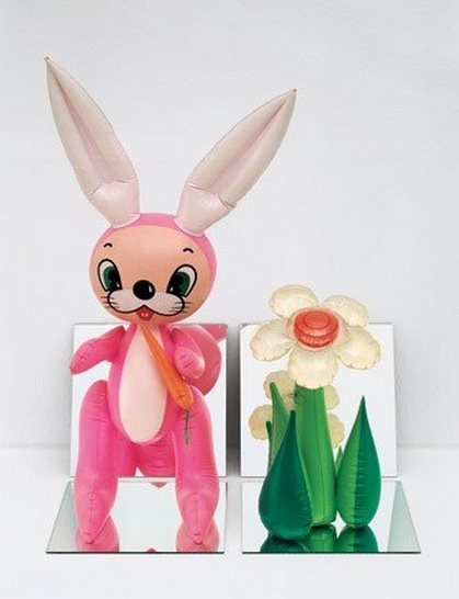 Inflatable Rabbit and Flower-1995 Inflatable Rabbit and Flower-1995