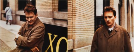 Man In Street (Diptych)-1995 Man In Street (Diptych)-1995