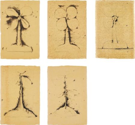 Lithographs of the Sculpture: The Plant Becomes a Fan; Sledgehammer and Axe-1975 Lithographs of the Sculpture: The Plant Becomes a Fan; Sledgehammer and Axe-1975