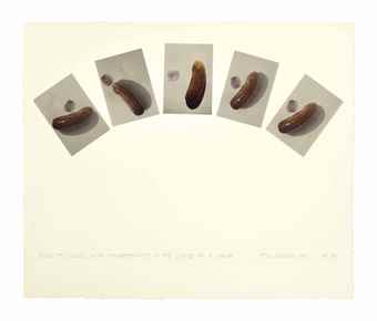 Five Pickles (with Fingerprints) in the Shape of a Hand, from Artists & Photographs-1975 Five Pickles (with Fingerprints) in the Shape of a Hand, from Artists & Photographs-1975