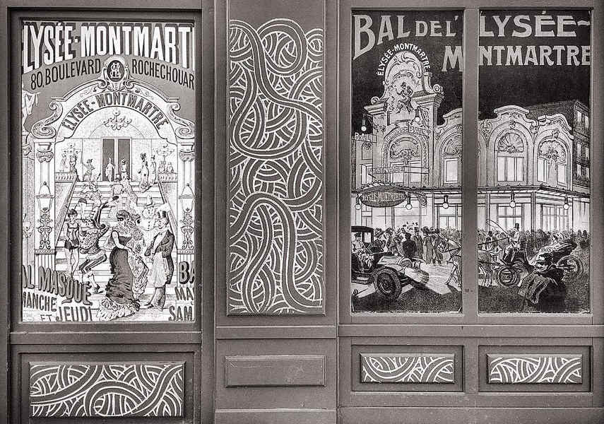On french place rue lignes and craie you can see his arabesque drawing from 2016 and 2017