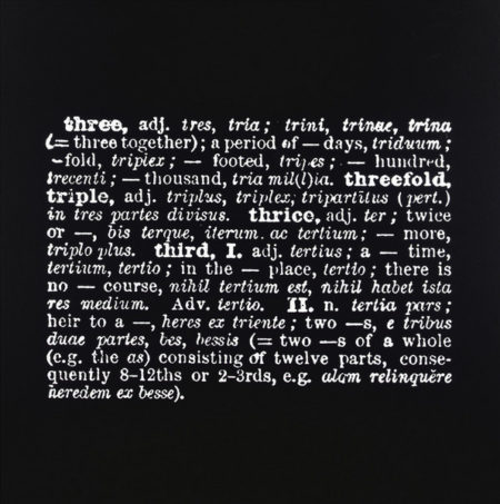Art as Idea as Idea, Three-1967 Art as Idea as Idea, Three-1967