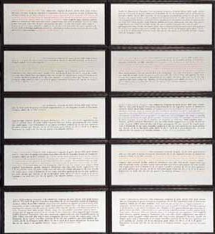 Codice A, B, C, D, E, F, G, H, I, J-1980 Codice A, B, C, D, E, F, G, H, I, J-1980