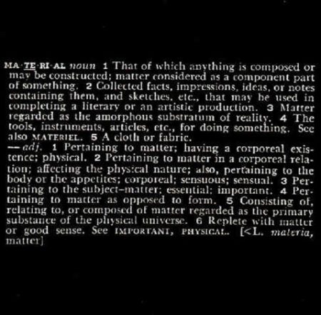 Definitions Material-1968 Definitions Material-1968