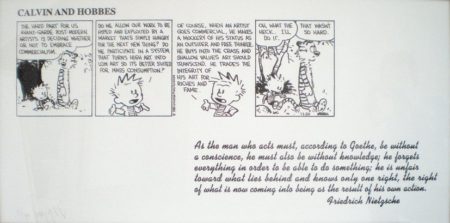 Double Reading (Calvin, Hobbes & Nietzsche)-2001 Double Reading (Calvin, Hobbes & Nietzsche)-2001