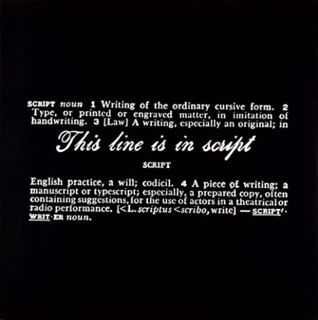 Titled (Art as Idea as Idea)-1967 Titled (Art as Idea as Idea)-1967