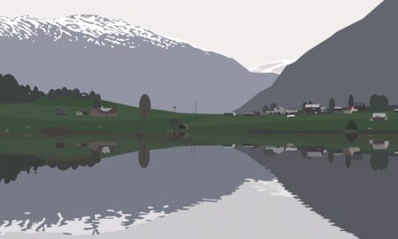 I Had Made A Couple Of Animated Films Of Rippling Water But I Had An Idea Of A Landscape Painting With Water Moving In The Foreground...-2005 I Had Made A Couple Of Animated Films Of Rippling Water But I Had An Idea Of A Landscape Painting With Water Moving In The Foreground...-2005