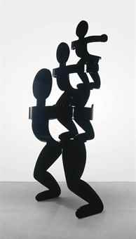 Untitled (Stacked Figures)-1987 Untitled (Stacked Figures)-1987
