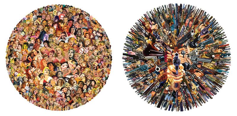 Left Oddly Head - Hollywood Part II, 2015, Right Oddly Head - Hollywood, 2015