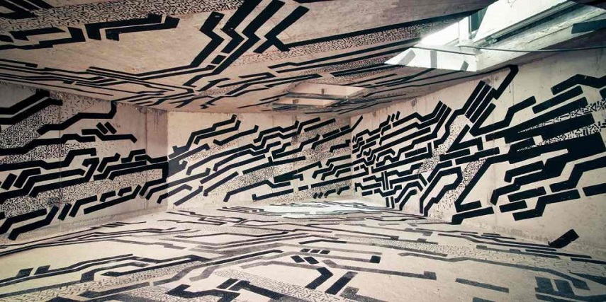 lek and sowat in france, paris for a street art galerie