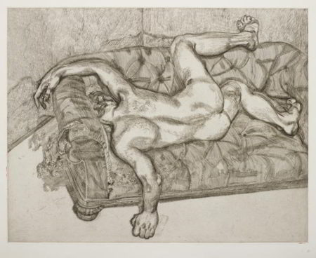 Naked Man on a Sofa-1985 Naked Man on a Sofa-1985