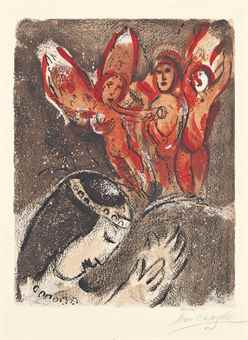 Sara et les Anges, from: Dessins pour la Bible- Sara et les Anges, from: Dessins pour la Bible-