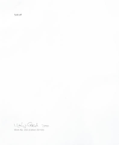 Work No.233-2000 Work No.233-2000