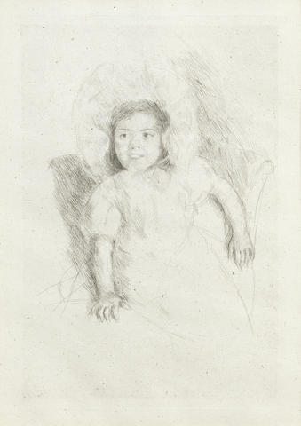 Margot Wearing a Bonnet (No. 3); Looking in the Hand Mirror (no. 3) 2- Margot Wearing a Bonnet (No. 3); Looking in the Hand Mirror (no. 3) 2-