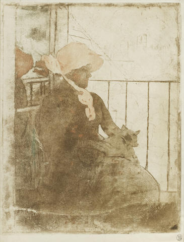 On the Balcony-1889 On the Balcony-1889