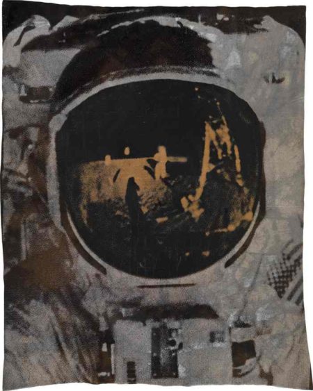 Neil Armstrong's self-portrait in Buzz Aldrin's helmet visor-2009 Neil Armstrong's self-portrait in Buzz Aldrin's helmet visor-2009