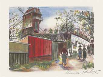 Le Moulin de la Galette-1924 Le Moulin de la Galette-1924