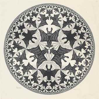Circle Limit IV (Heaven and Hell)-1960 Circle Limit IV (Heaven and Hell)-1960