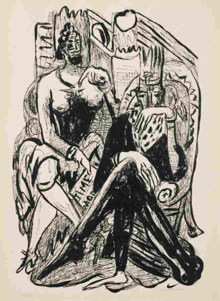 Konig und Demagoge (King and Demagogue), plate 8 from Day and Dream-1946 Konig und Demagoge (King and Demagogue), plate 8 from Day and Dream-1946