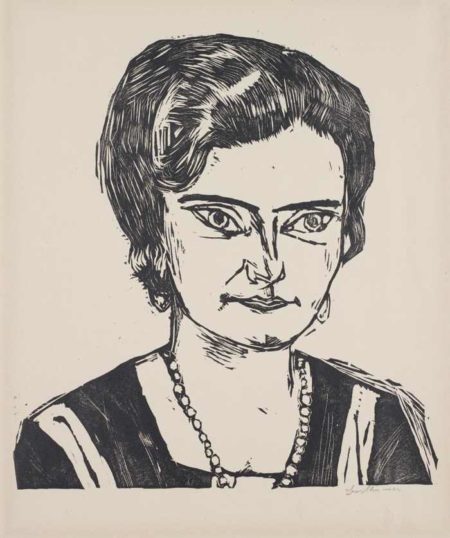 Portrait of Frau H.M. (Naila)-1923 Portrait of Frau H.M. (Naila)-1923